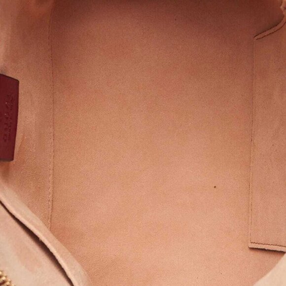 Gucci Blue Suede and Leather Vintage Web Ophidia Small Shoulder Bag - Picture 8 of 11